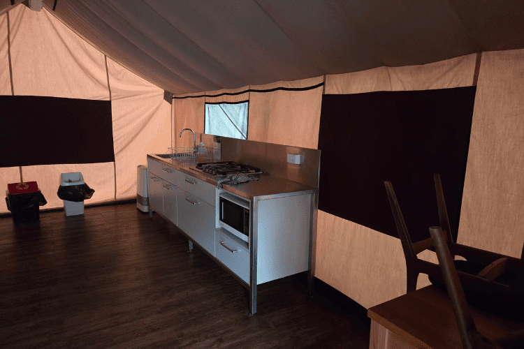 Wilsons prom Wilderness Retreat Shared Kitchen Inside 2