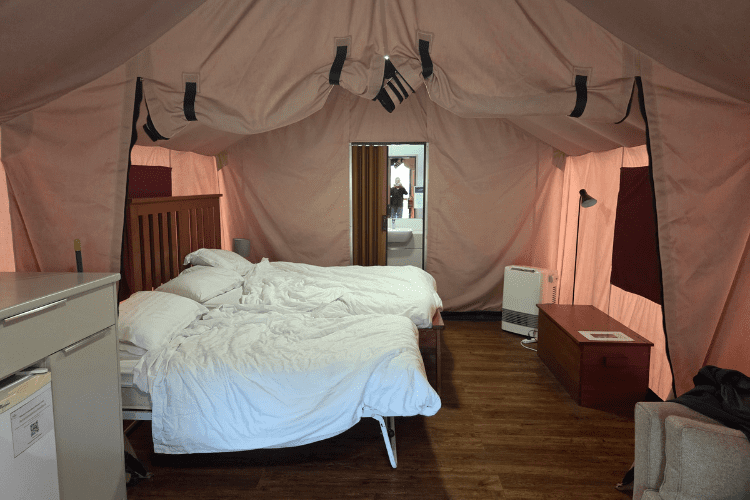 Wilderness Retreat bedroom, Wilson's Prom