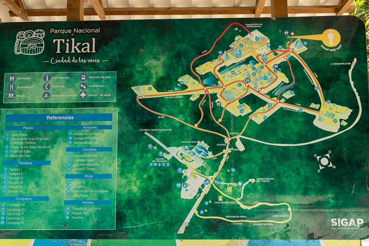 Tikal Map