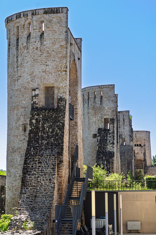 Towers of City Wall Luxembourg