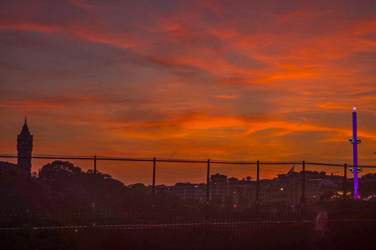 Luxembourg City sunset