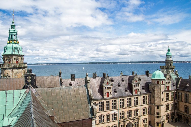 Kronborg Castle from Cannon Tower