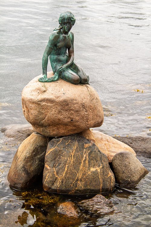 Little Mermaid on Rock